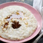 Oatmeal with maple syrup