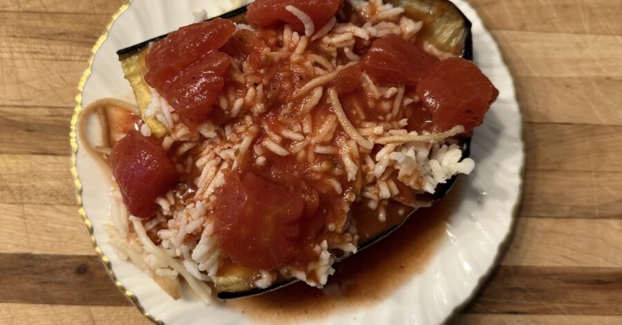 EGGPLANT AND RICE